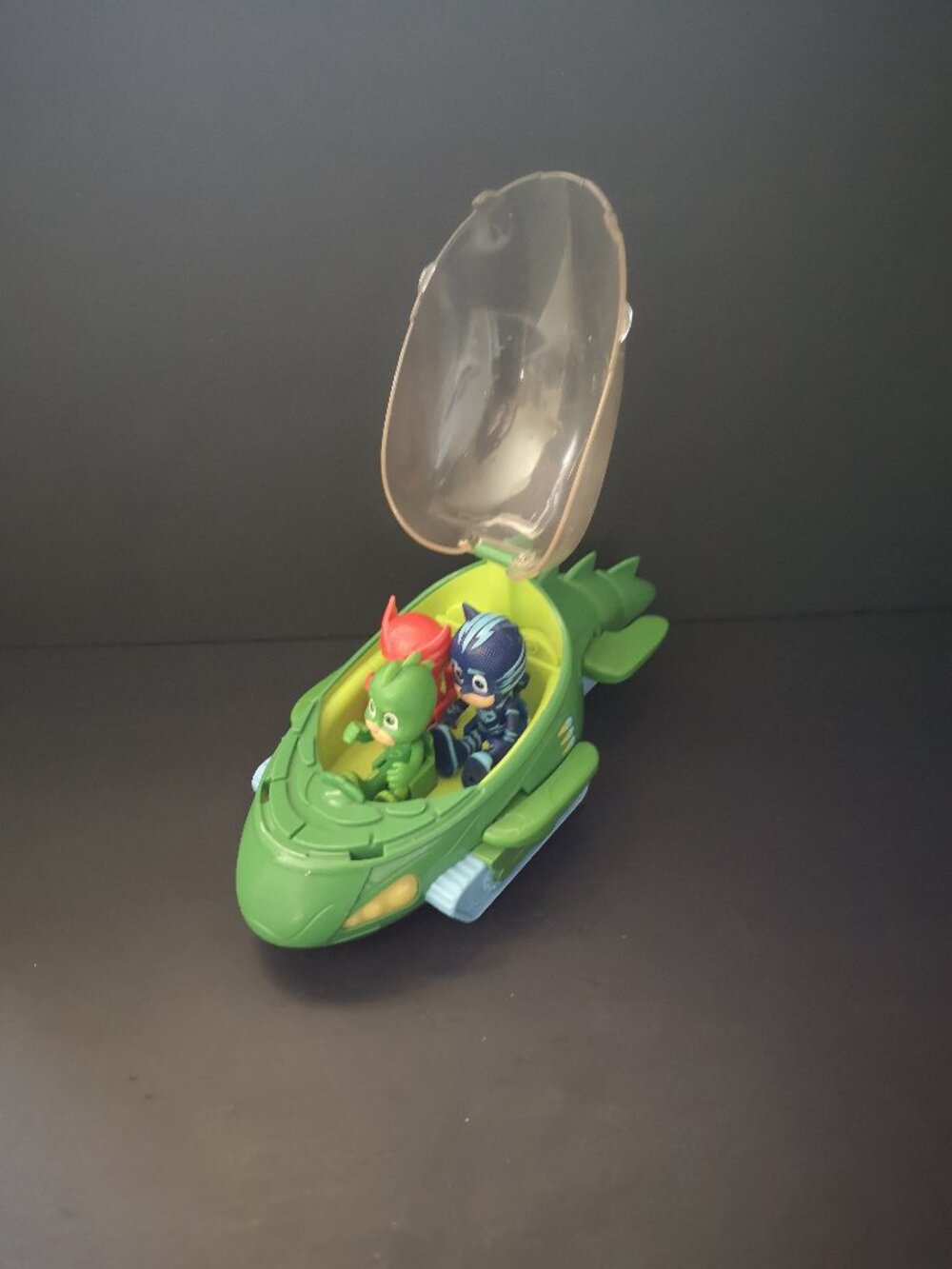 PJ Masks Deluxe Gekko - Mobile Vehicle w/ Lights & Sound Gekko Catboy & Owlette